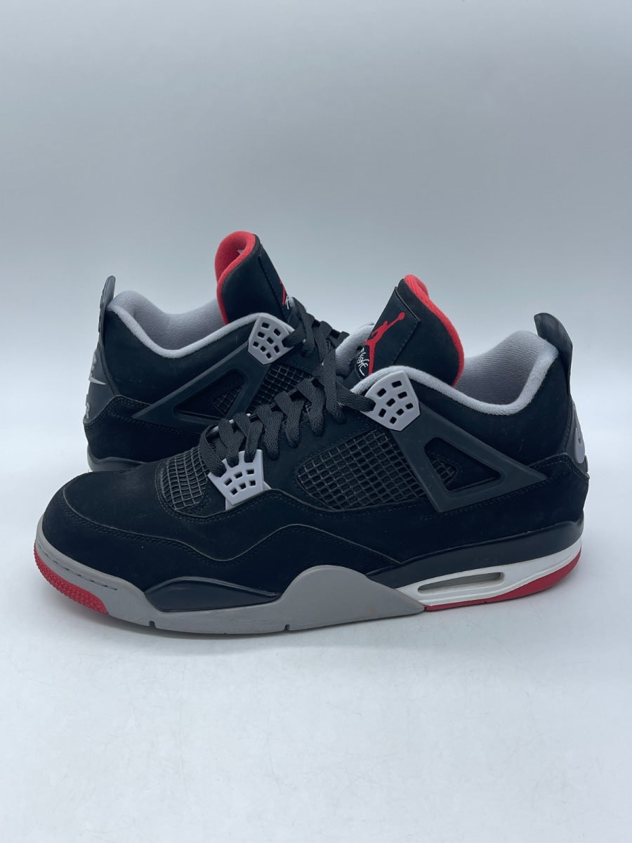 Jordan 4 Retro Bred (2019) 14 (Moderately Worn Pre-Owned)JordanBlack/Fire Red-Cement Grey-Summit White - Image 1