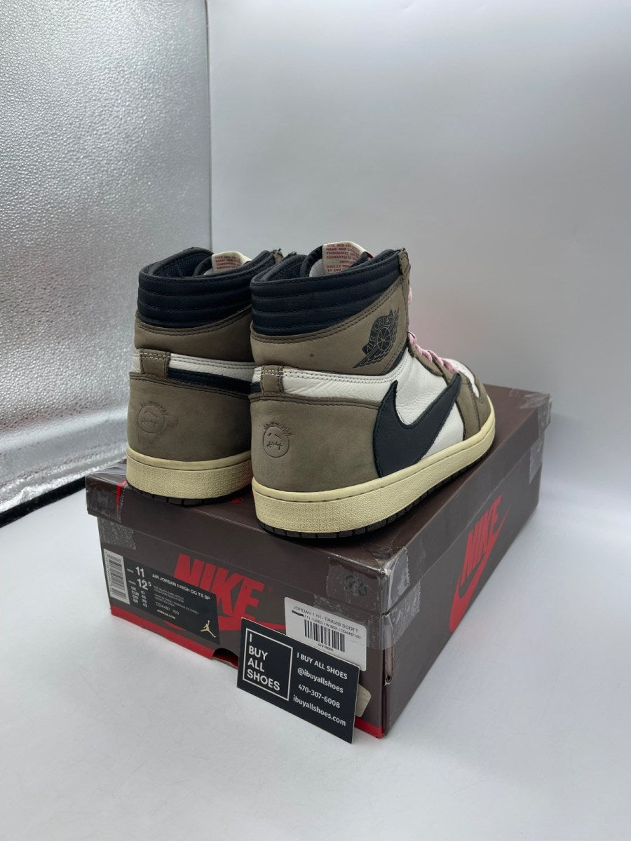 Jordan 1 Retro High OG SP Travis Scott Mocha 11 (Moderately Worn Pre-Owned) - Image 5
