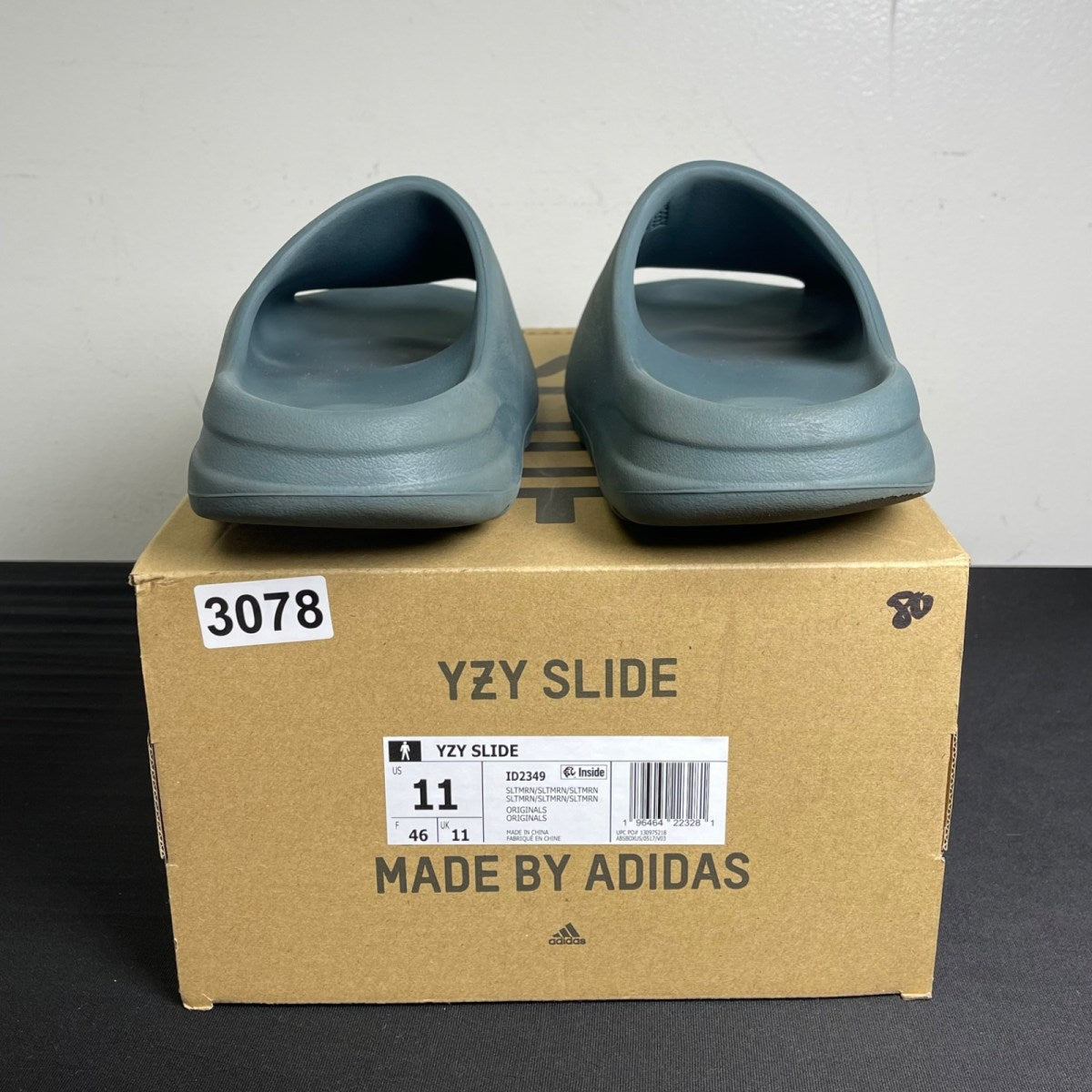 adidas Yeezy Slide Slate Marine (Size 11) - Image 4
