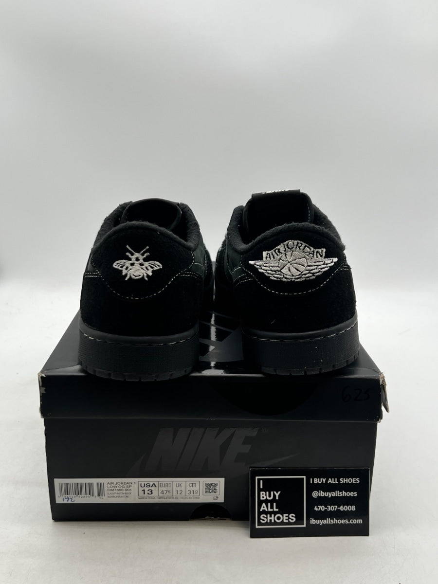 Jordan 1 Retro Low OG SP Travis Scott Black Phantom 13 (Lightly Worn Pre-Owned) - Image 3