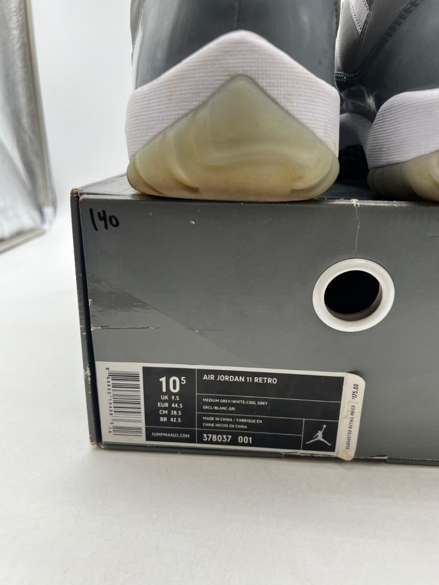 Jordan 11 Retro Cool Grey (2010) (Size 10.5) - Image 4