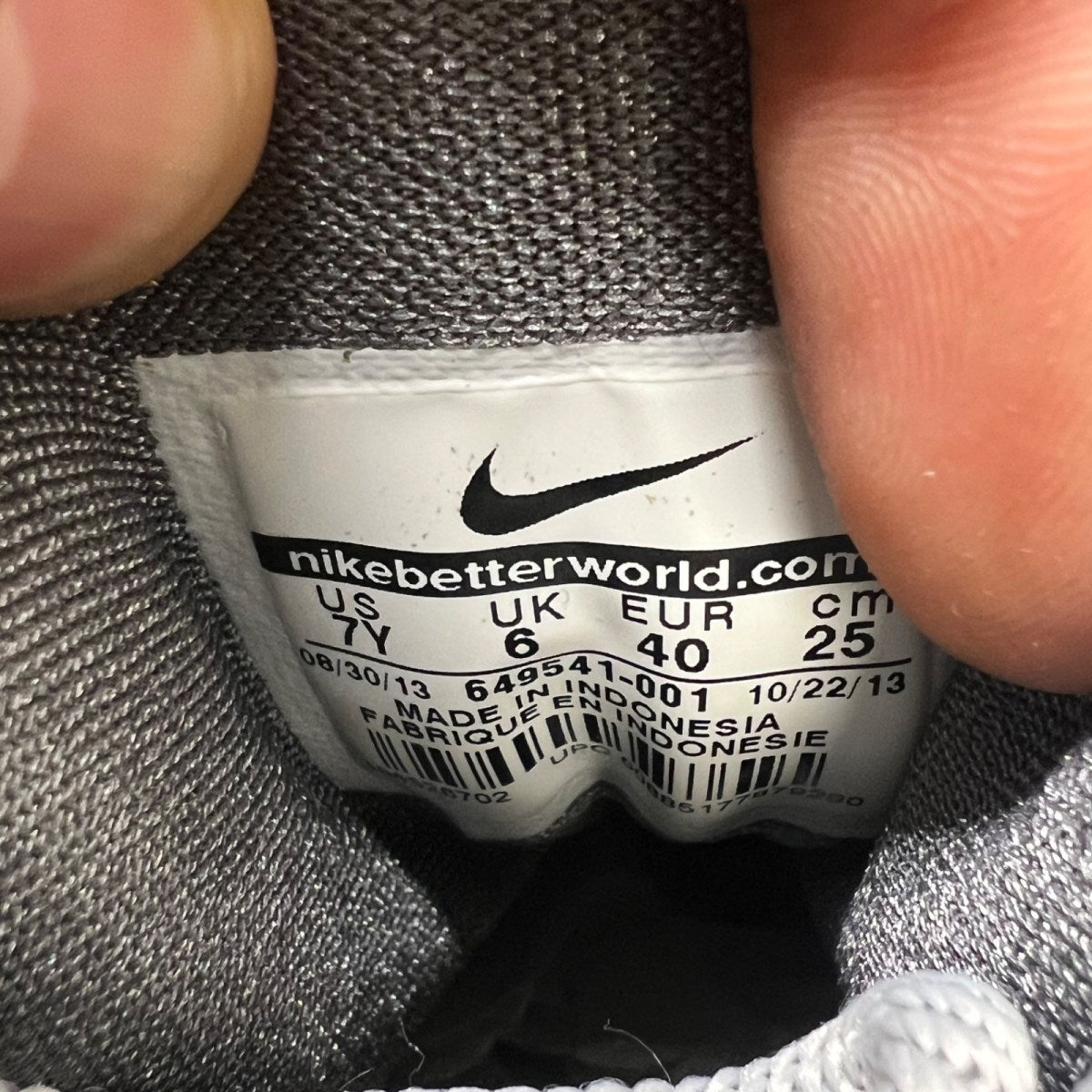 Nike Kobe 2 Prelude (4/50+ Points) (GS) 7Y (Lightly Worn Pre-Owned)NikeWolf Grey/White-Pure Platinum-Cl Grey - Image 7