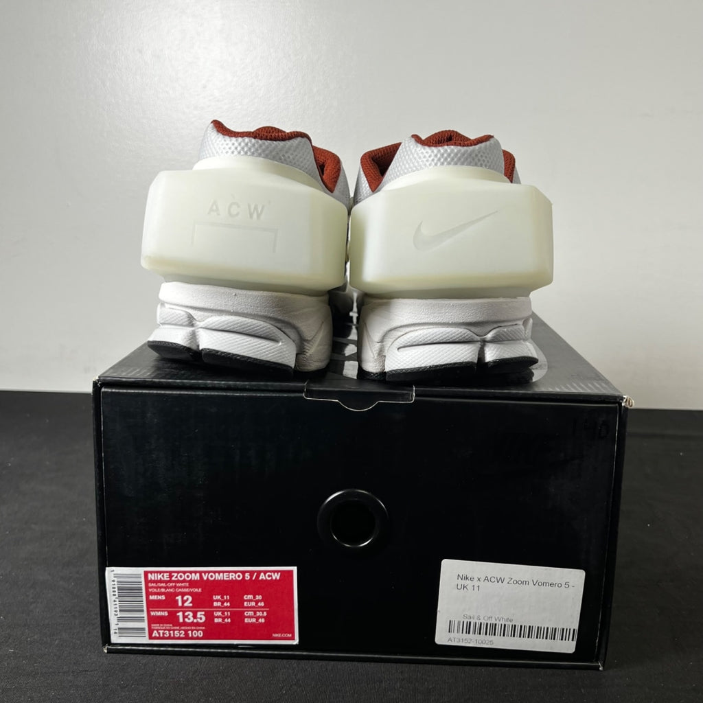 Nike Zoom Vomero 5 A Cold Wall Sail 12 (Lightly Worn Pre-Owned)NikeSail/Sail-Off White-Summit White-Reflect Silver - Image 5