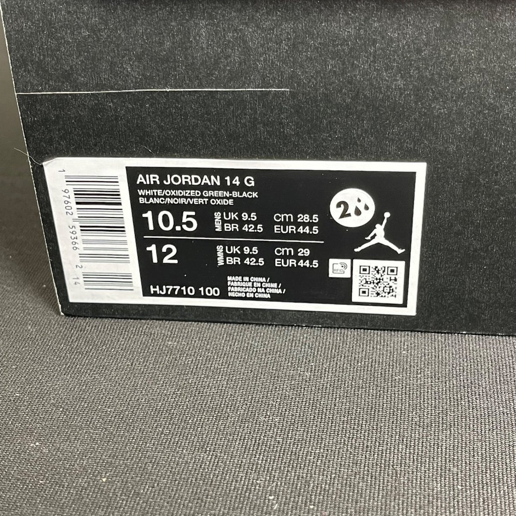 Jordan 14 Retro Golf Oxidized Green (Size 10.5) - aux