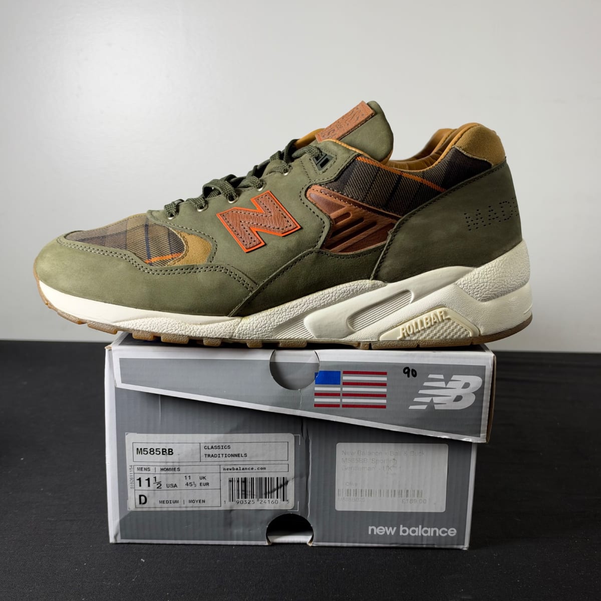 New Balance 585 Ball and Buck Sporting Gentleman (Size 11.5) - aux