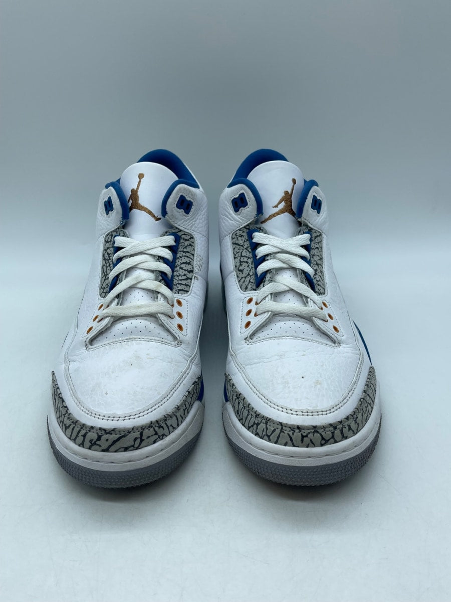 Jordan 3 Retro Wizards 10.5 (Moderately Worn Pre-Owned)JordanWhite/True Blue/Metallic Copper/Cement Grey - Image 2
