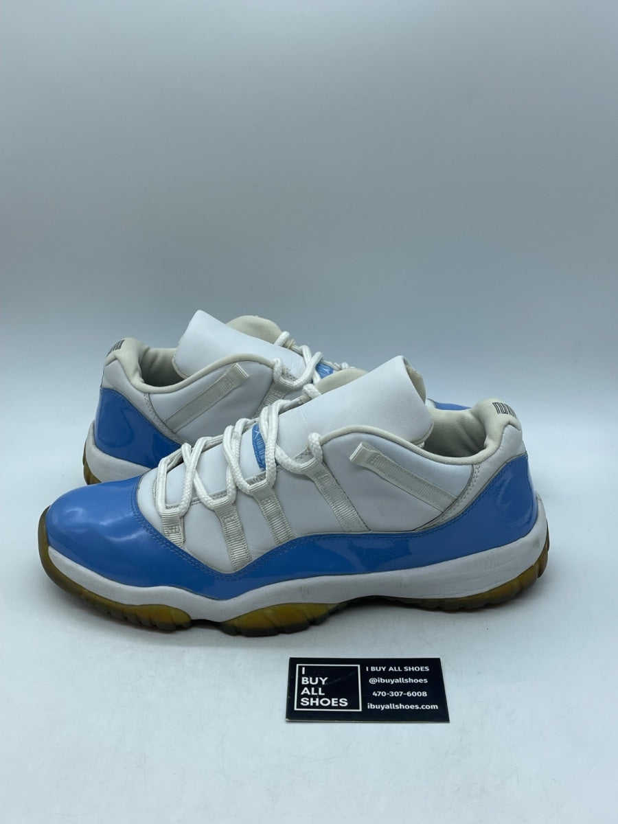 Jordan 11 Retro Low Columbia Blue (2001) 14 (Heavily Worn Pre-Owned) - Image 1