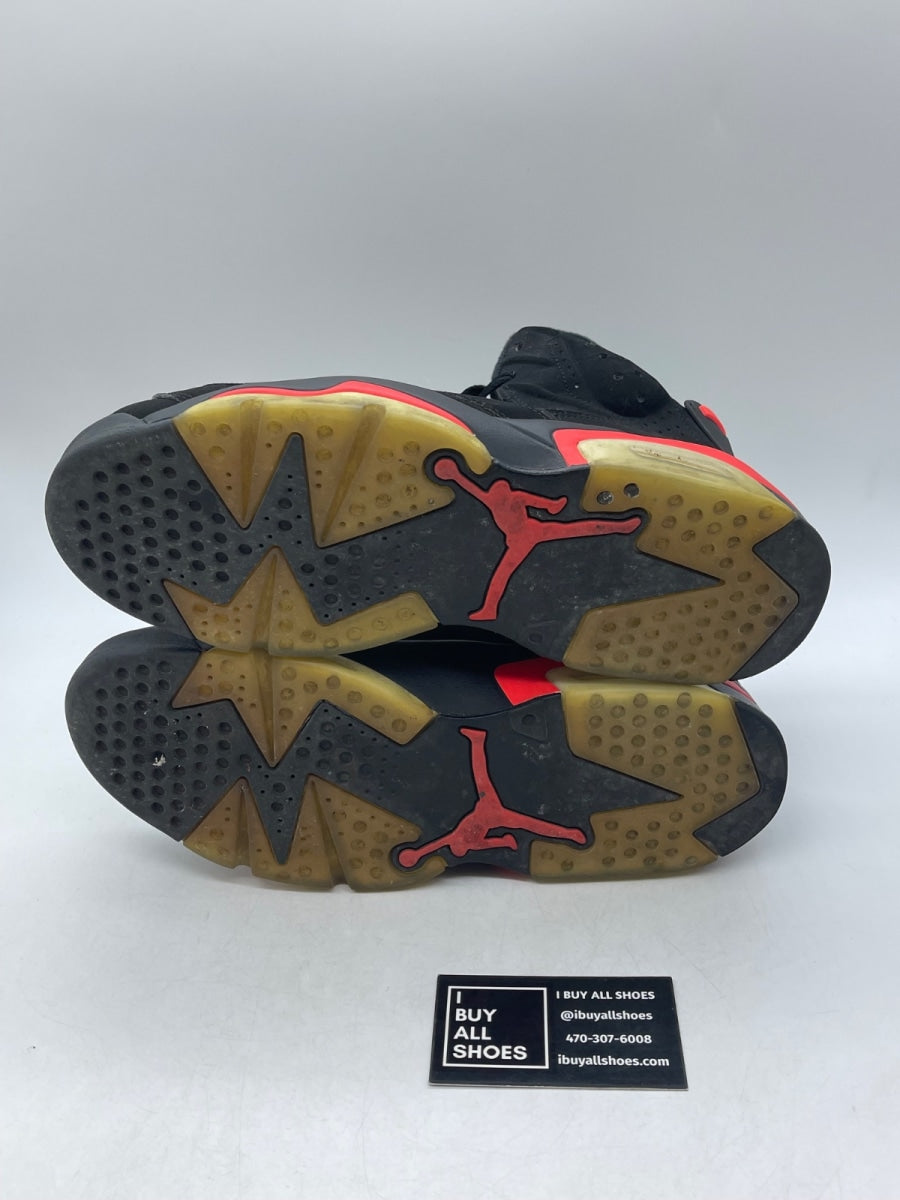 Jordan 6 Retro Black Infrared (2019) 9.5 (Heavily Worn Pre-Owned) - Image 7