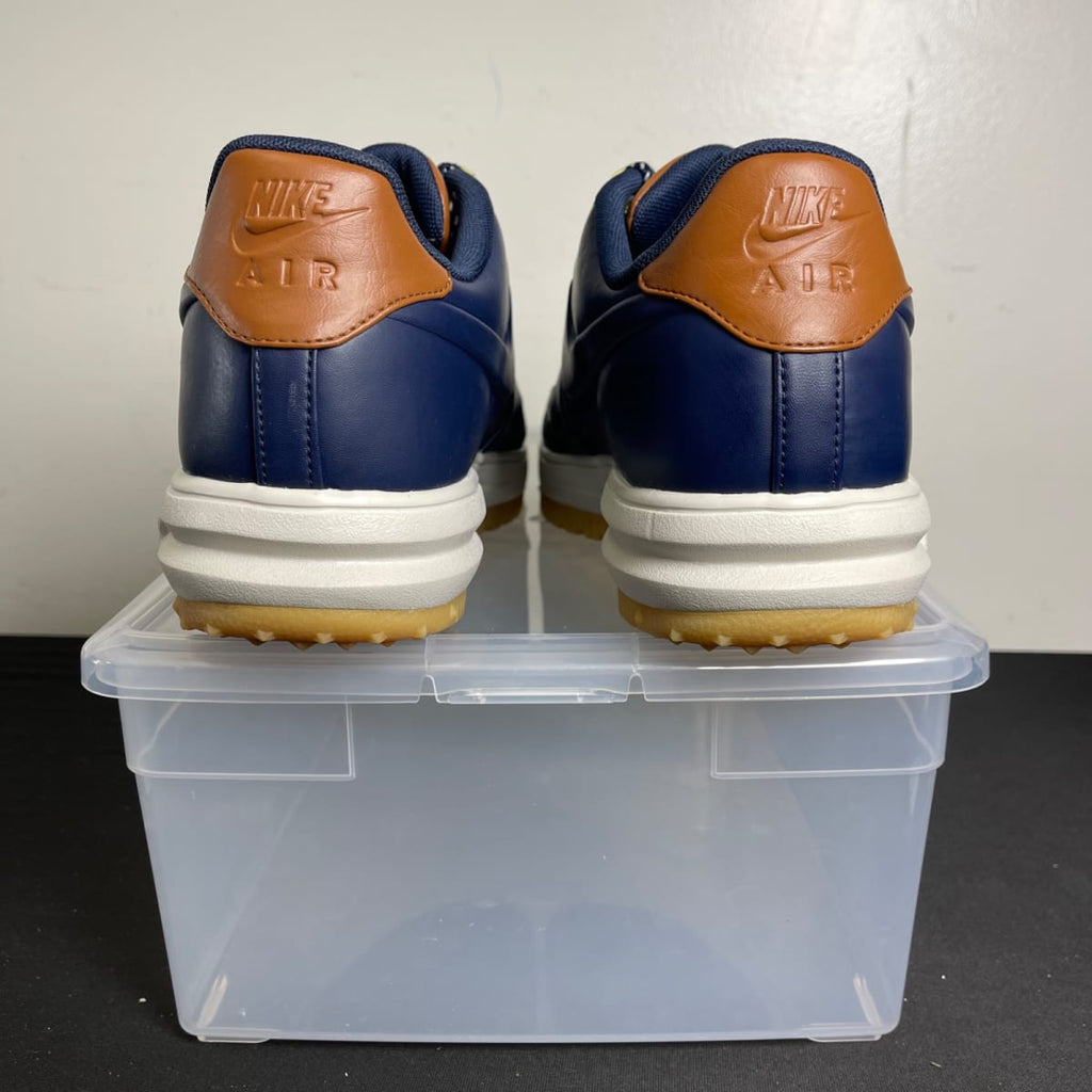 Nike Lunar Force 1 Duckboot Low Obsidian Saddle Brown (Size 9.5) - aux