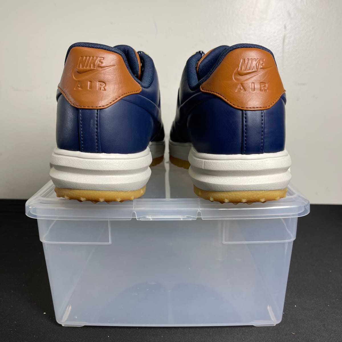 Nike Lunar Force 1 Duckboot Low Obsidian Saddle Brown (Size 9.5) - aux
