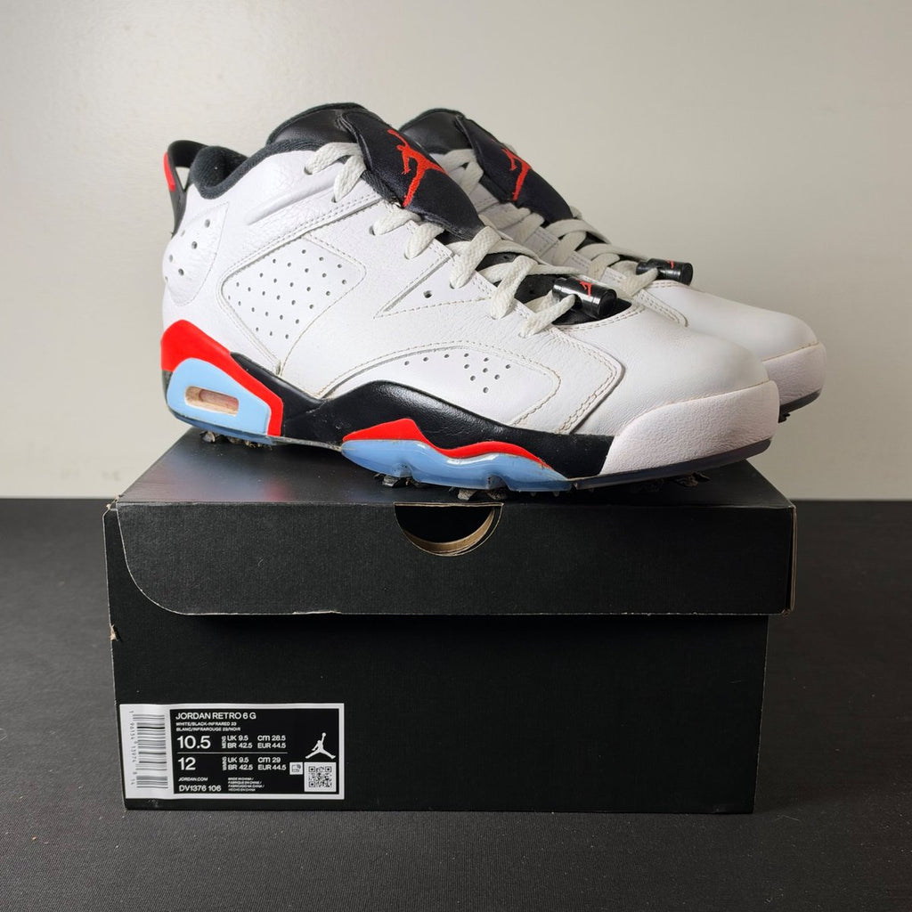 Jordan 6 Retro Low Golf White Infrared (Size 10.5) - aux