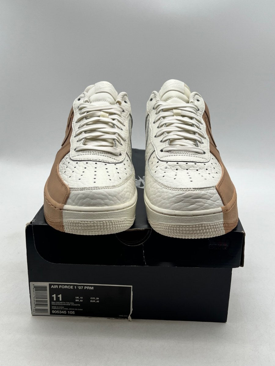 Nike Air Force 1 Low '07 PRM Sail Vachetta Tan Sail 11 (Lightly Worn Pre-Owned)NikeSail/Vachetta Tan-Sail - Image 2