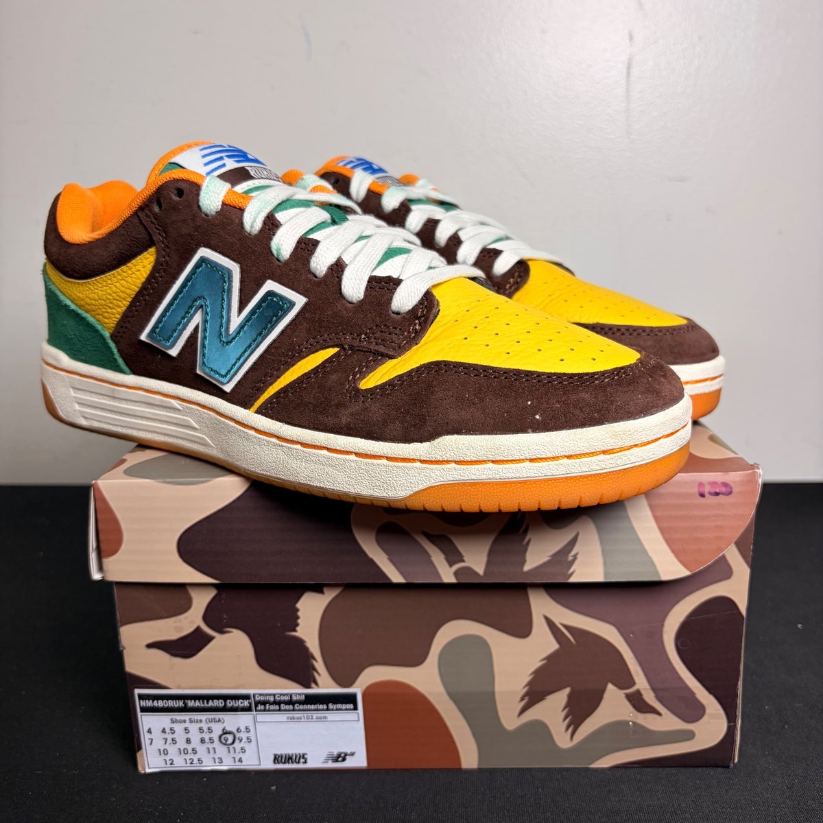 New Balance Numeric 480 Rukus Mallard Duck (Size 9) - aux