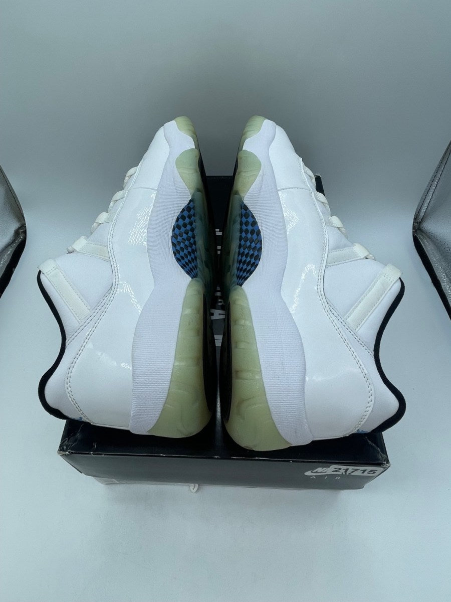 Jordan 11 Retro Low Legend Blue 11.5 (Moderately Worn Pre-Owned)JordanWhite/White-Black-Legend Blue - Image 6