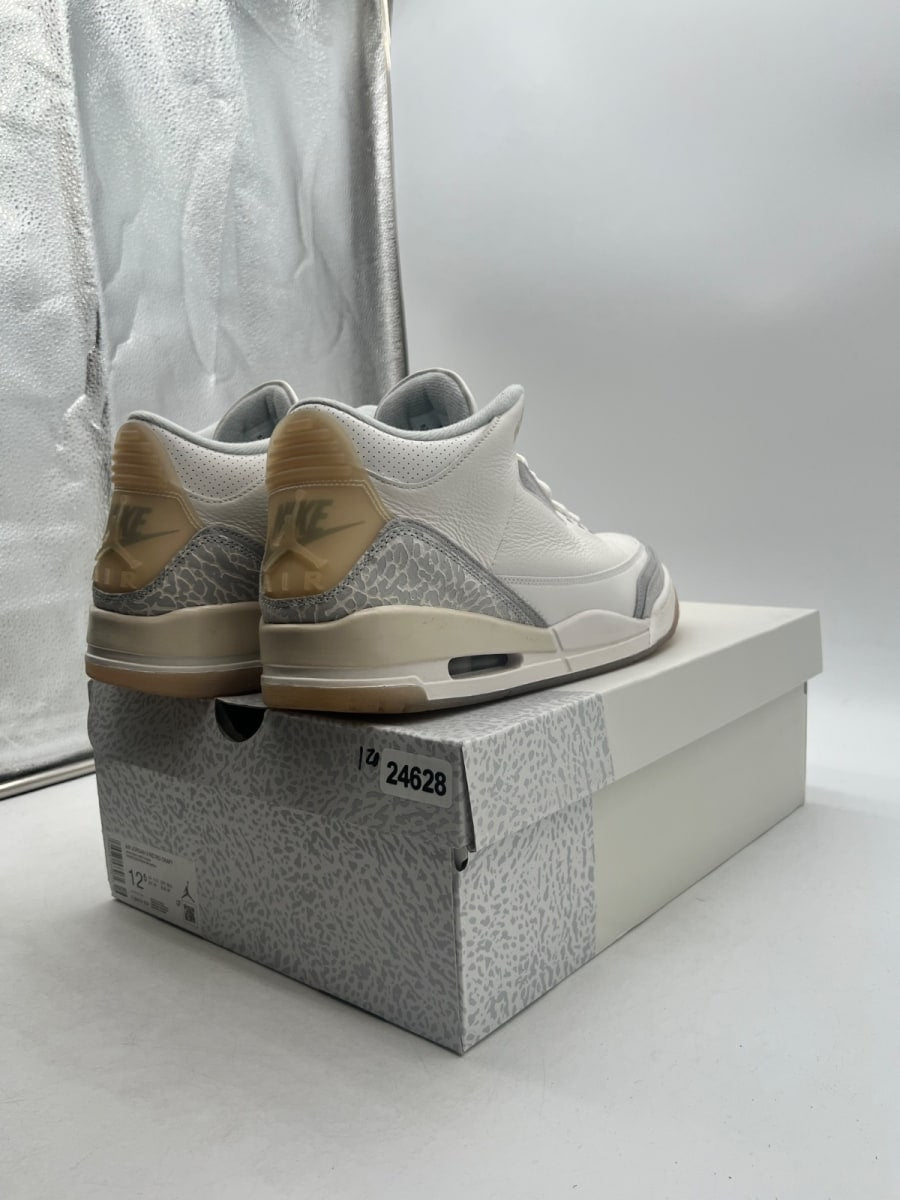 Jordan 3 Retro Craft Ivory 12.5 (Moderately Worn Pre-Owned)JordanIvory/Grey Mist/Cream - Image 6