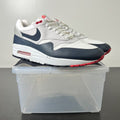 Nike Air Max 1 Patch Paris 10 (Lightly Worn Pre-Owned)NikeWhite/University Red-Obsidian - Image 1