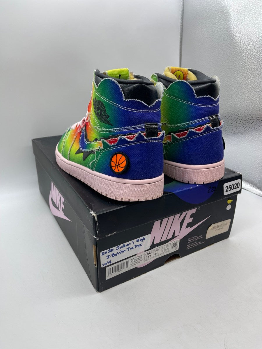 Jordan 1 Retro High J Balvin 10 (Moderately Worn Pre-Owned)JordanMulti-Color/Black-Pink Foam-Multi-Color - Image 4