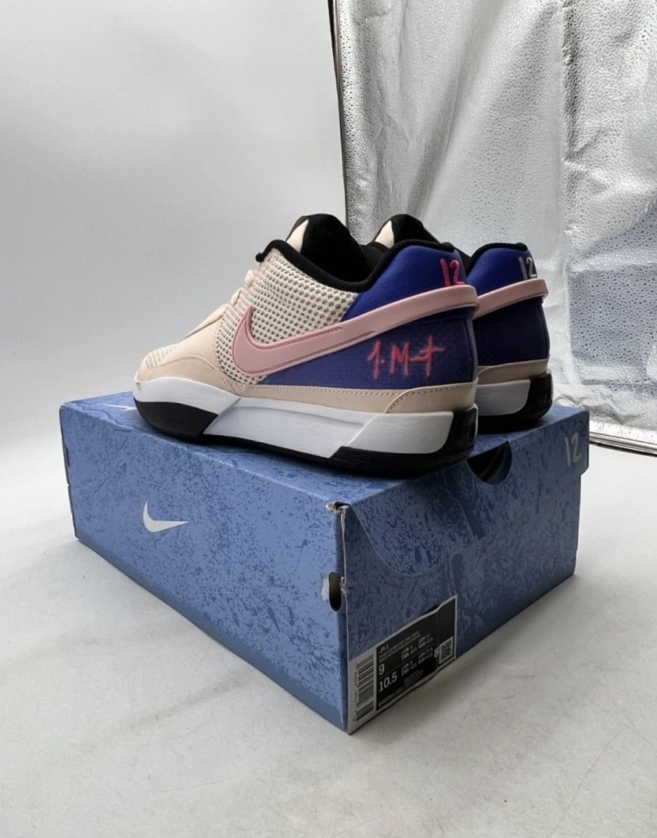 Nike Ja 1 Guava Ice 9 (Lightly Worn Pre-Owned)NikeGuava Ice/Medium Soft Pink/White/Black/Light Ultramarine/Hyper Pink - Image 4