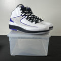 Jordan 2 Retro Dark Concord 9 (New Pre-Owned)JordanWhite/Concord-Black - Image 1