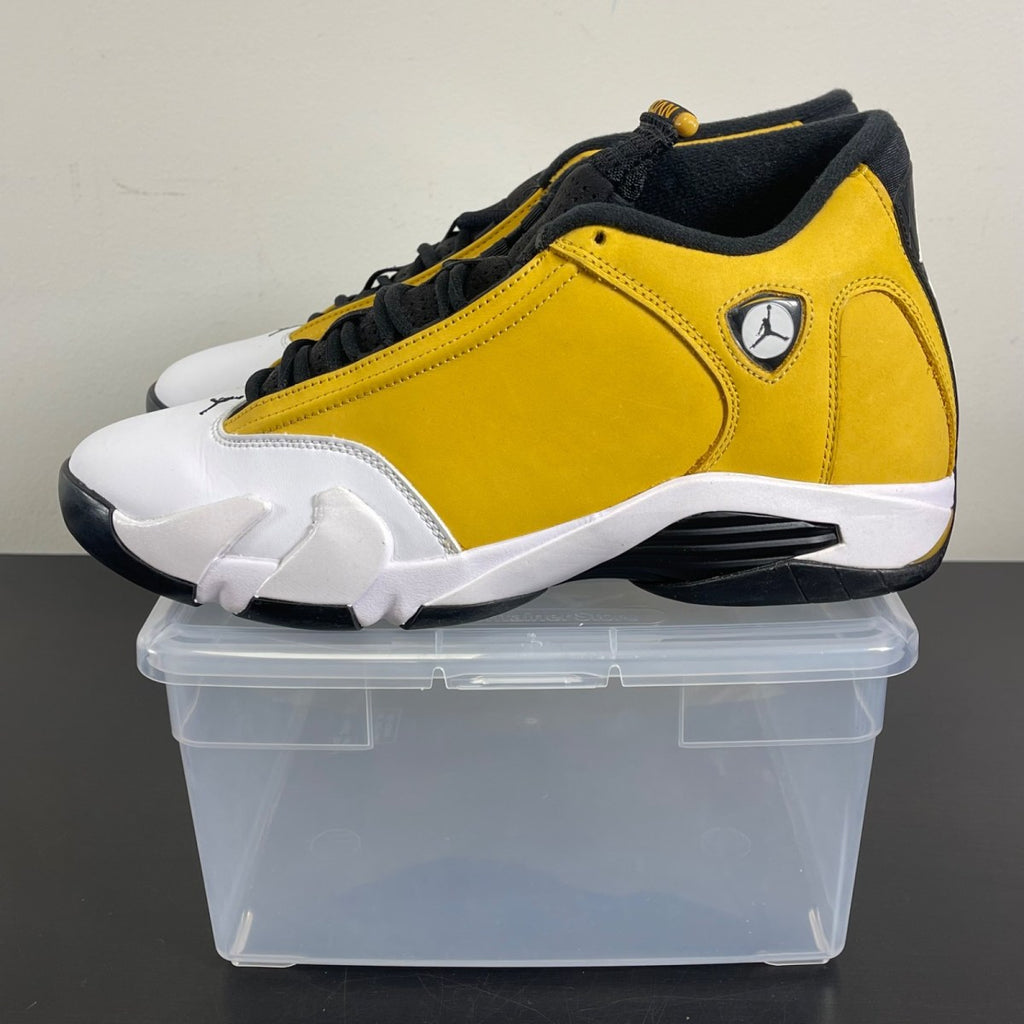 Jordan 14 Retro Light Ginger (2022) 11 (Moderately Worn Pre-Owned)JordanLight Ginger/Black/White - Image 3