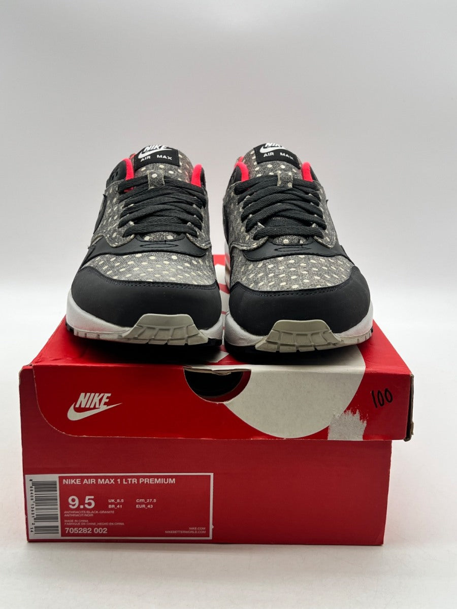 Nike Air Max 1 Polka Dot Pack (2015) 9.5 (Lightly Worn Pre-Owned)NikeAnthracite/Black-Granite - Image 2
