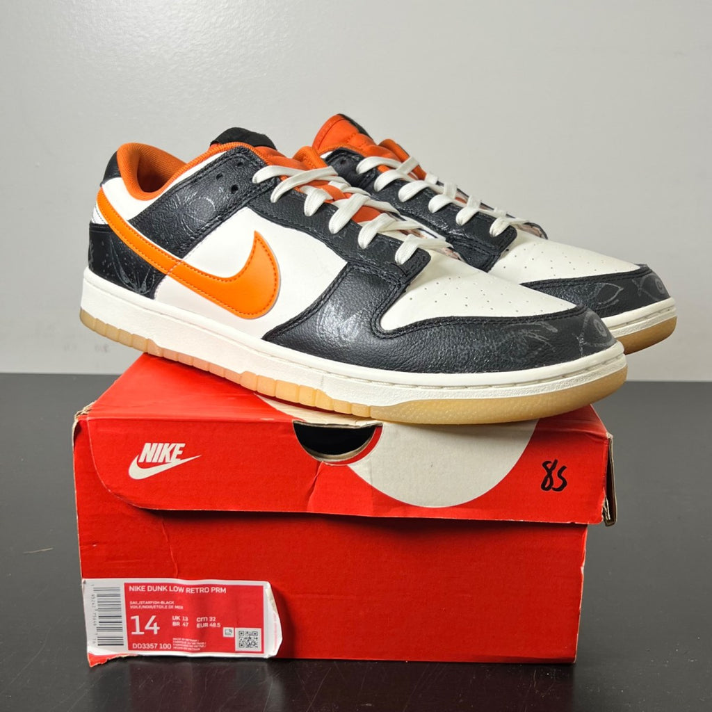 Nike Dunk Low PRM Halloween (2021) 14 (Lightly Worn Pre-Owned)NikeSail/Starfish-Black - Image 1
