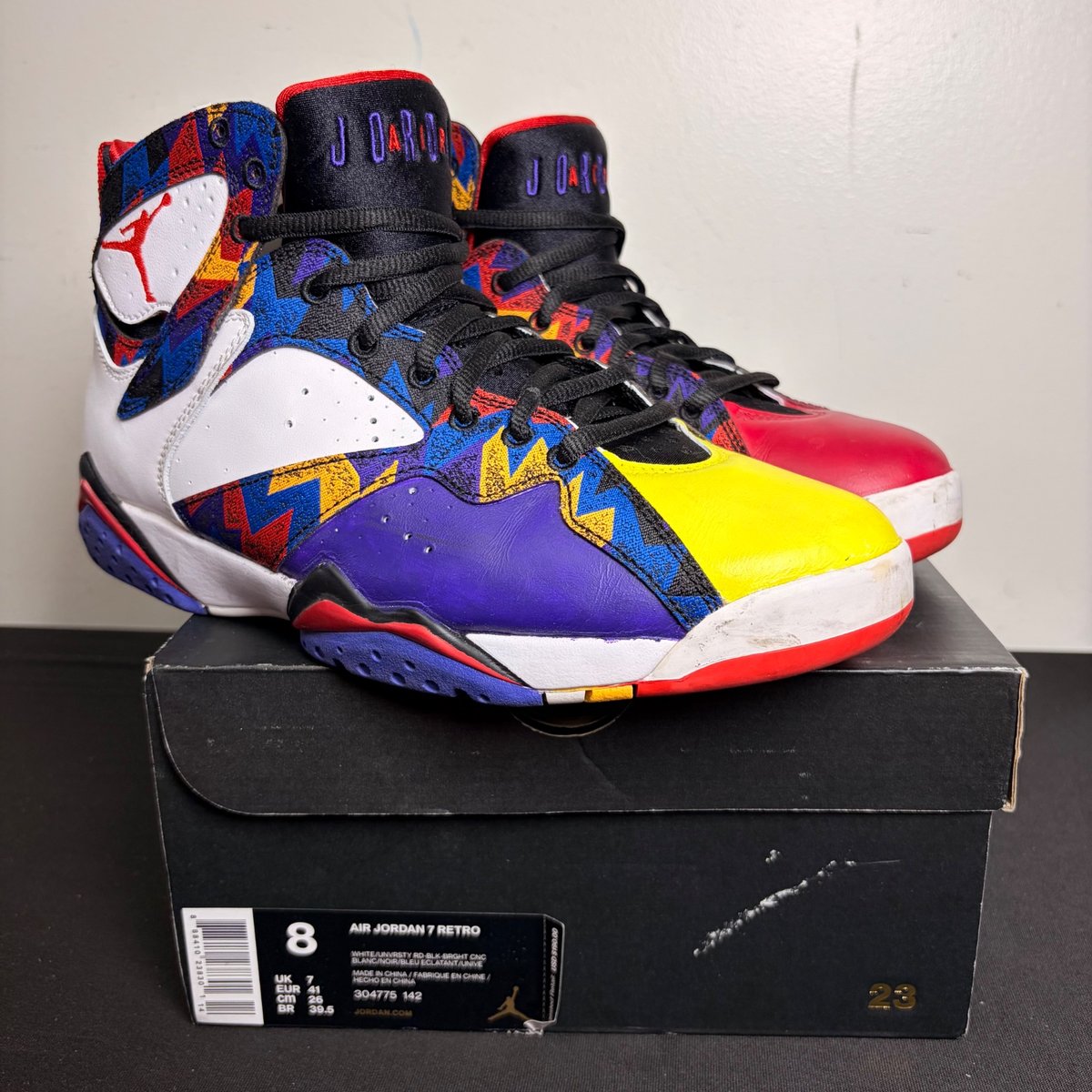 Jordan 7 Retro Nothing But Net (Size 8) - Image 1