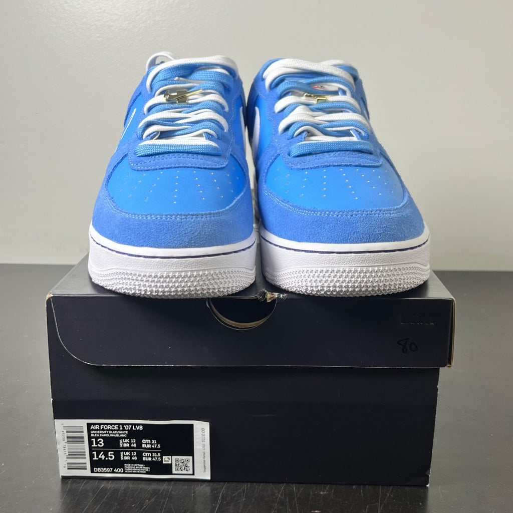 Nike Air Force 1 Low First Use University Blue 13 (Lightly Worn Pre-Owned)NikeUniversity Blue/White/Deep Royal Blue - Image 2
