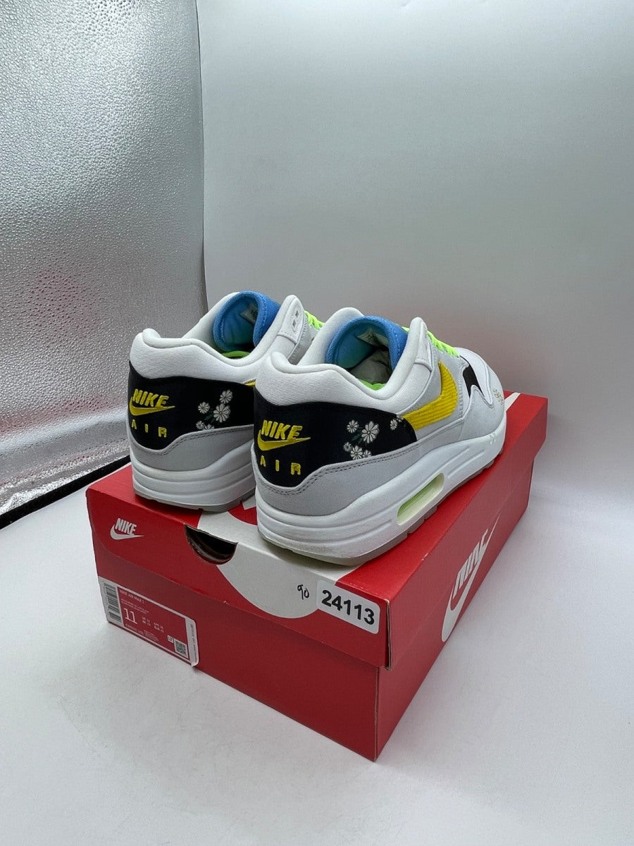Nike Air Max 1 Daisy 11 (Moderately Worn Pre-Owned)NikeWhite/Black - Image 5