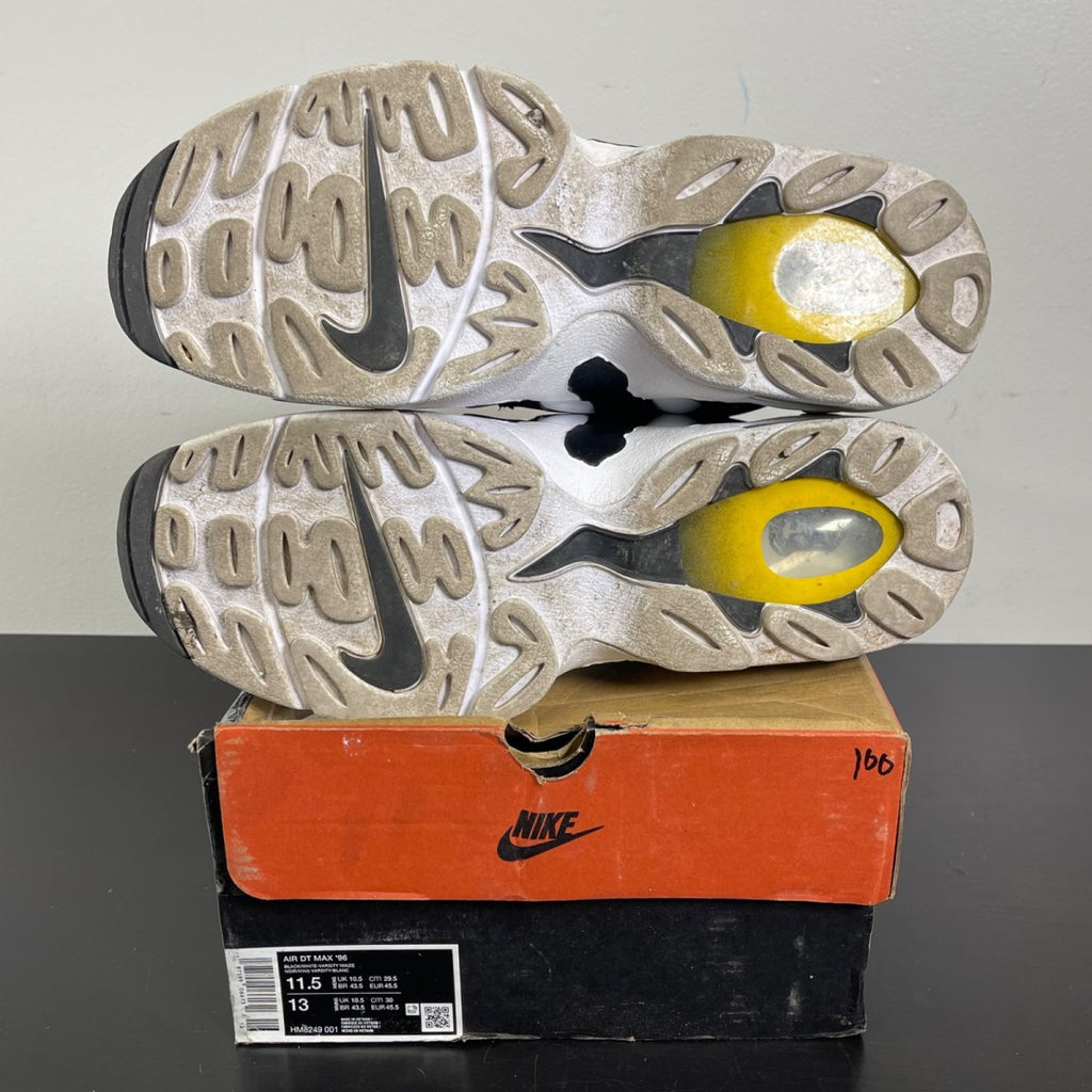 Nike Air DT Max '96 Black White (2024) 11.5 (Moderately Worn Pre-Owned)NikeBlack/White/Varsity Maize - Image 5