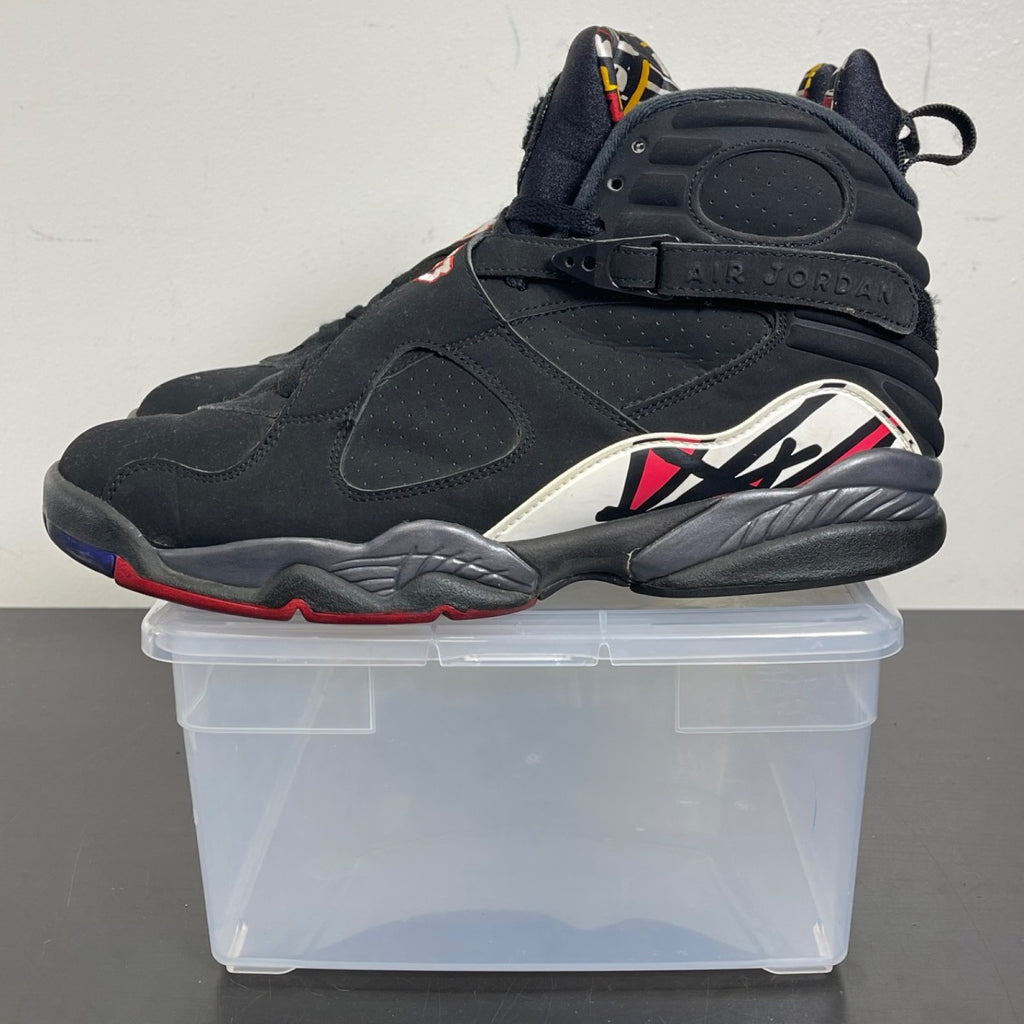 Jordan 8 Retro Playoffs (2013) 11.5 (Moderately Worn Pre-Owned)JordanBlack/True Red-White - Image 3
