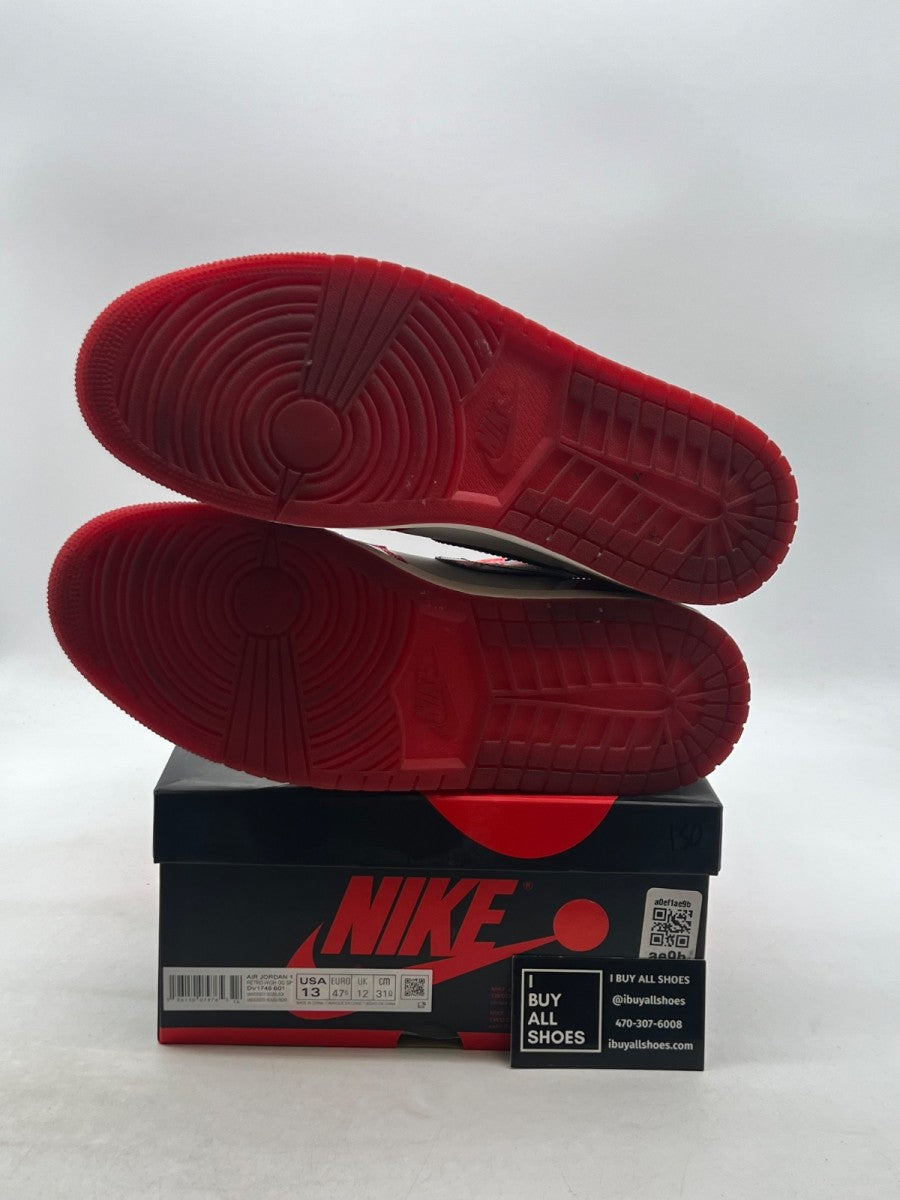 Jordan 1 Retro High OG Spider-Man Across the Spider-Verse 13 (Lightly Worn Pre-Owned) - Image 8