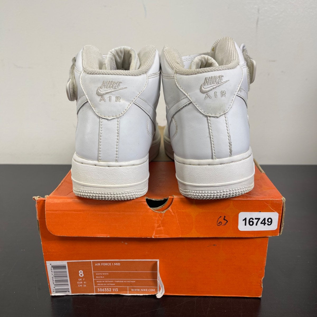 Nike Air Force 1 Mid 8 (Moderately Worn Pre-Owned)Nike - Image 4