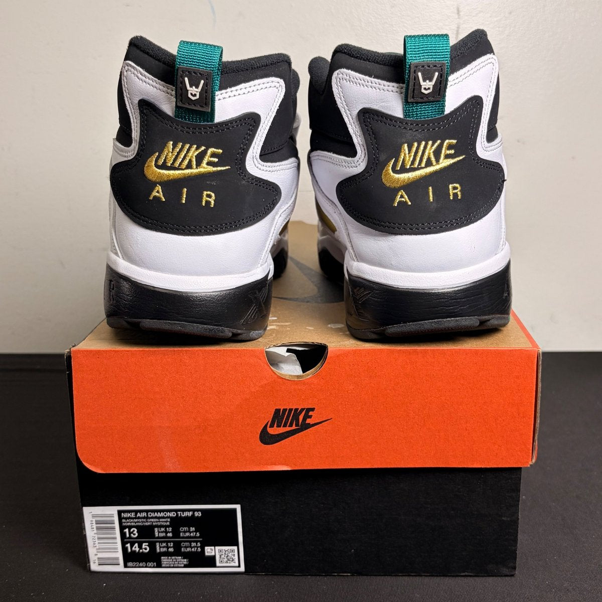 Nike Air Diamond Turf Emerald (Size 13) - Image 4