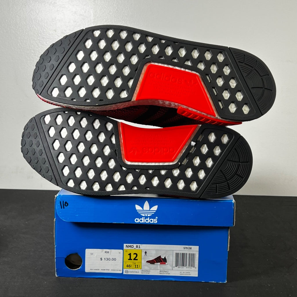 adidas NMD R1 Lush Red 12 (New Pre-Owned)adidasLush Red/Core Black/White - Image 3