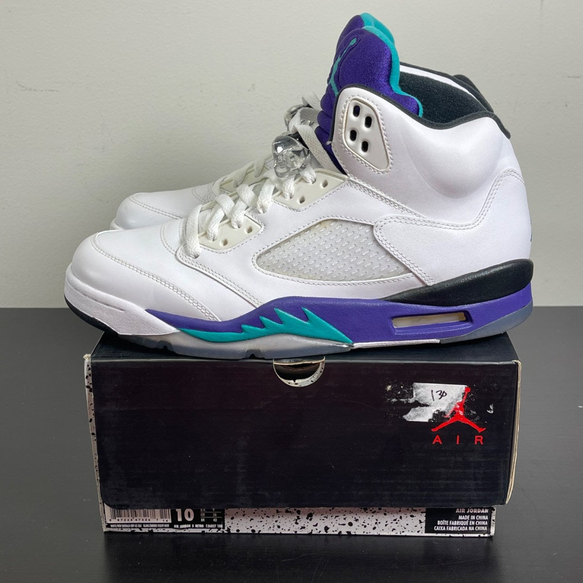 Jordan 5 Retro Grape (2013) (Size 10) - Image 3