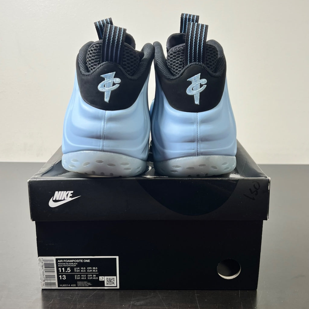 Nike Air Foamposite One Psychic Blue 11.5 (Lightly Worn Pre-Owned)NikePsychic Blue/Black - Image 4