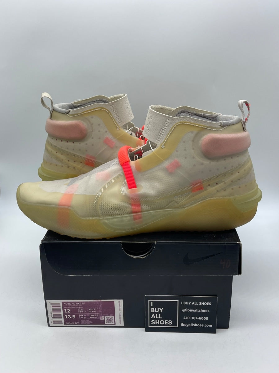 Nike Kobe AD NXT FF Vast Grey 12 (Moderately Worn Pre-Owned) - Image 1