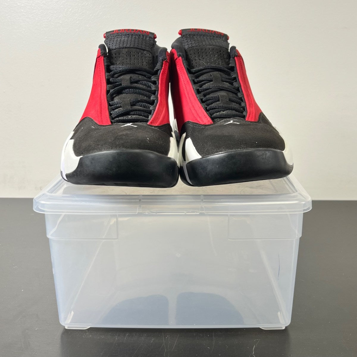 Jordan 14 Retro Gym Red Toro (Size 12) Lightly Worn - Image 2