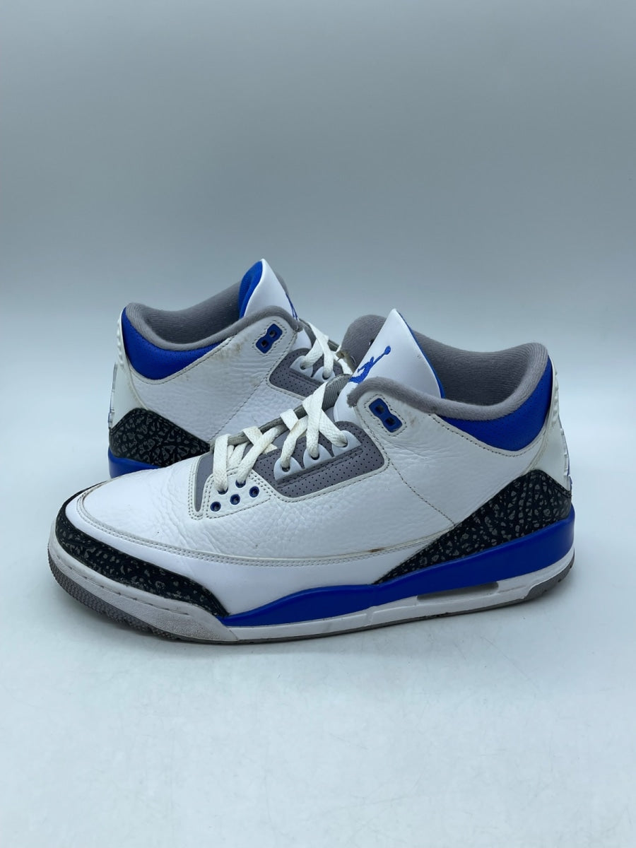 Jordan 3 Retro Racer Blue 11 (Moderately Worn Pre-Owned) - Image 1