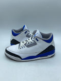 Jordan 3 Retro Racer Blue 11 (Moderately Worn Pre-Owned) - Image 1
