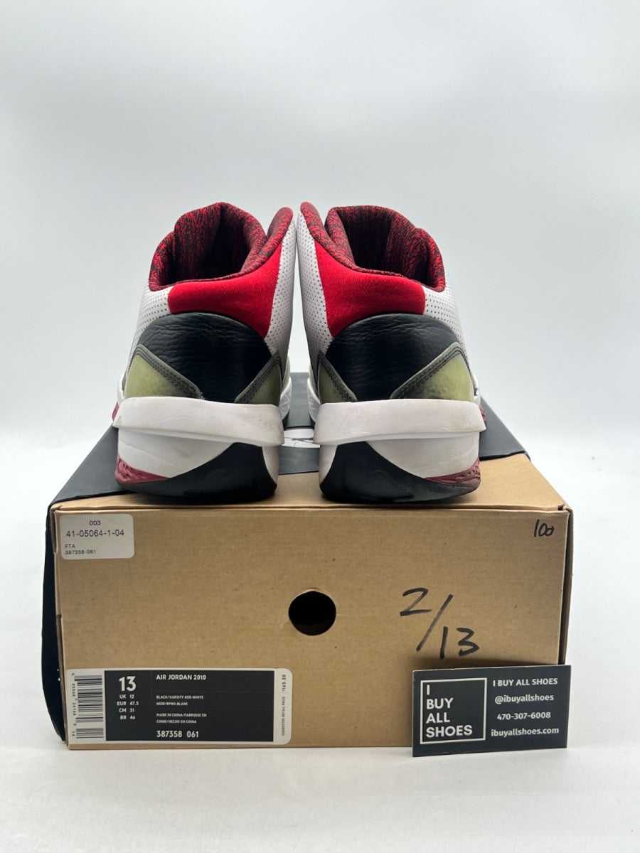 Jordan 2010 Black Varsity Red 13 (Moderately Worn Pre-Owned)