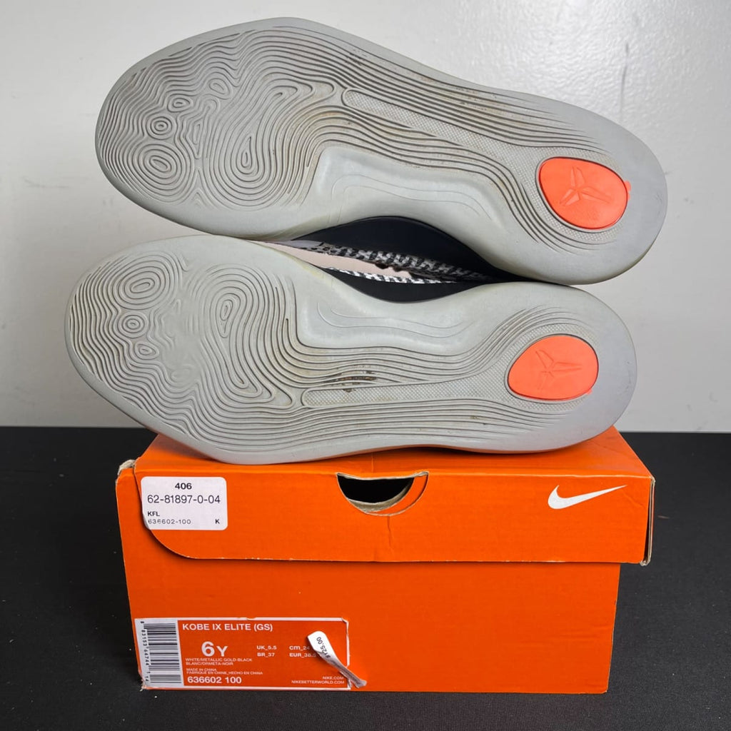 Nike Kobe 9 Elite GS 'Fundamentals' (Size 6) - aux