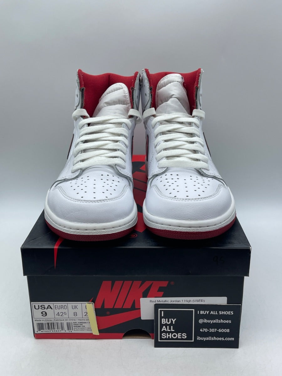 Jordan 1 Retro Metallic Red (2017) 9 (Lightly Worn Pre-Owned) - Image 2