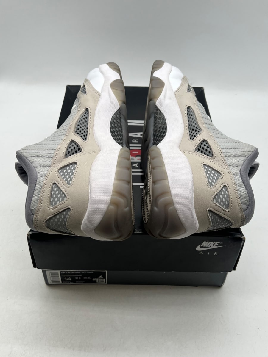 Jordan 11 Retro Low IE Light Orewood Brown 14 (Lightly Worn Pre-Owned)JordanLight Orewood Brown/Neutral Grey/White/Cement - Image 9