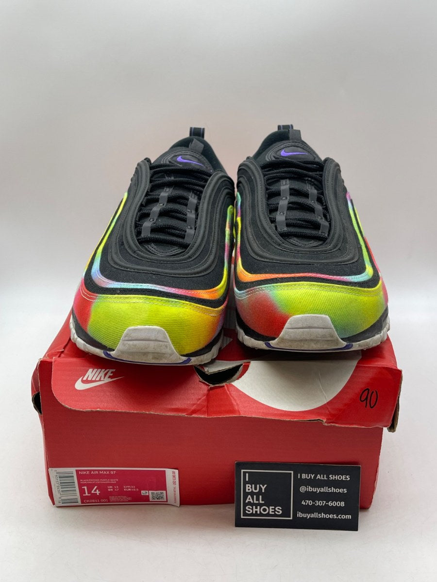 Nike Air Max 97 'Tie-Dye' 14 (Moderately Worn Pre-Owned) - Image 2