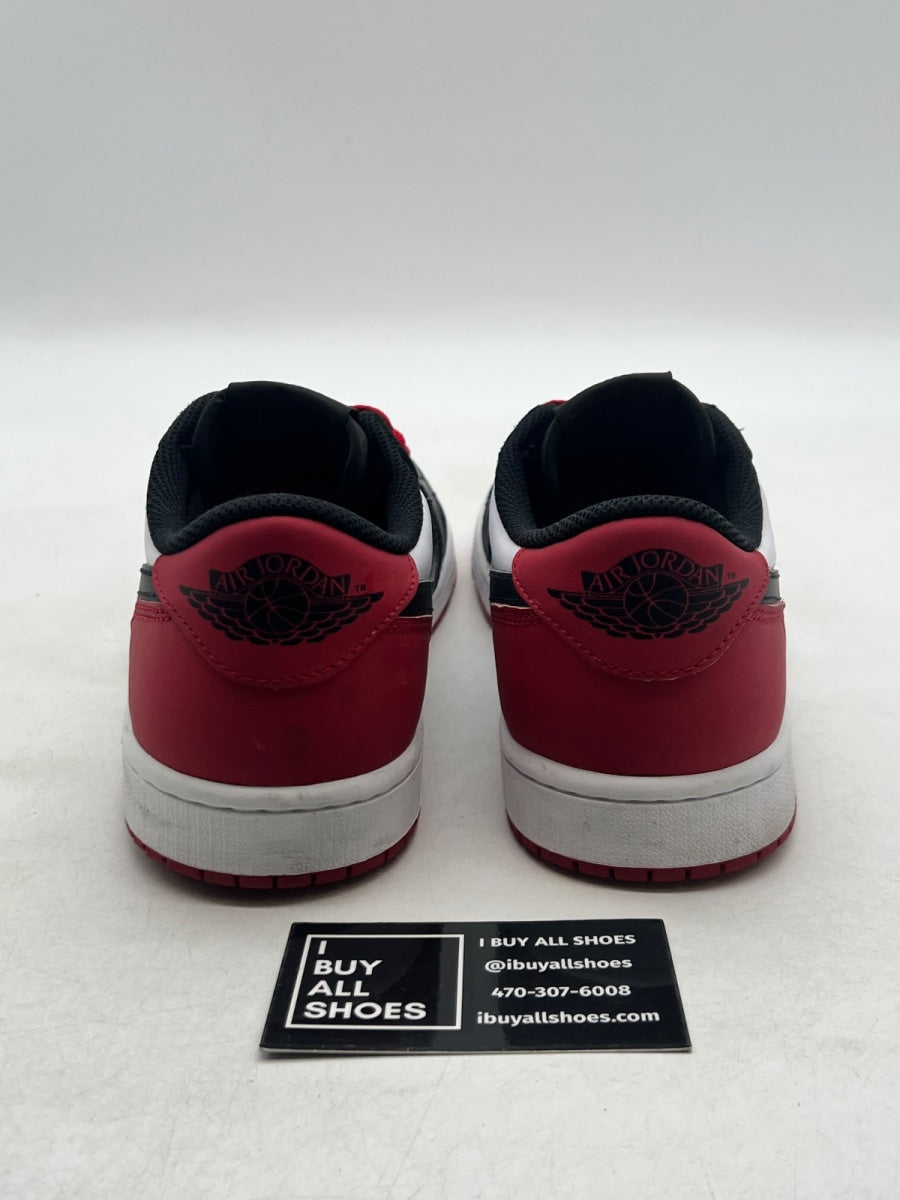 Jordan 1 Retro Low OG Black Toe (2023) 8 (Lightly Worn Pre-Owned) - Image 3