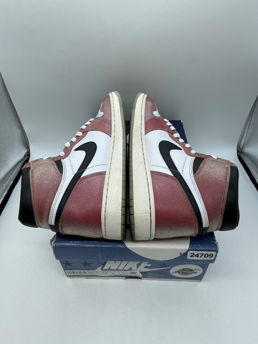 Jordan 1 Retro High Trophy Room Chicago 12 (Moderately Worn Pre-Owned)JordanWhite/Varsity Red-Sail-Black - Image 6