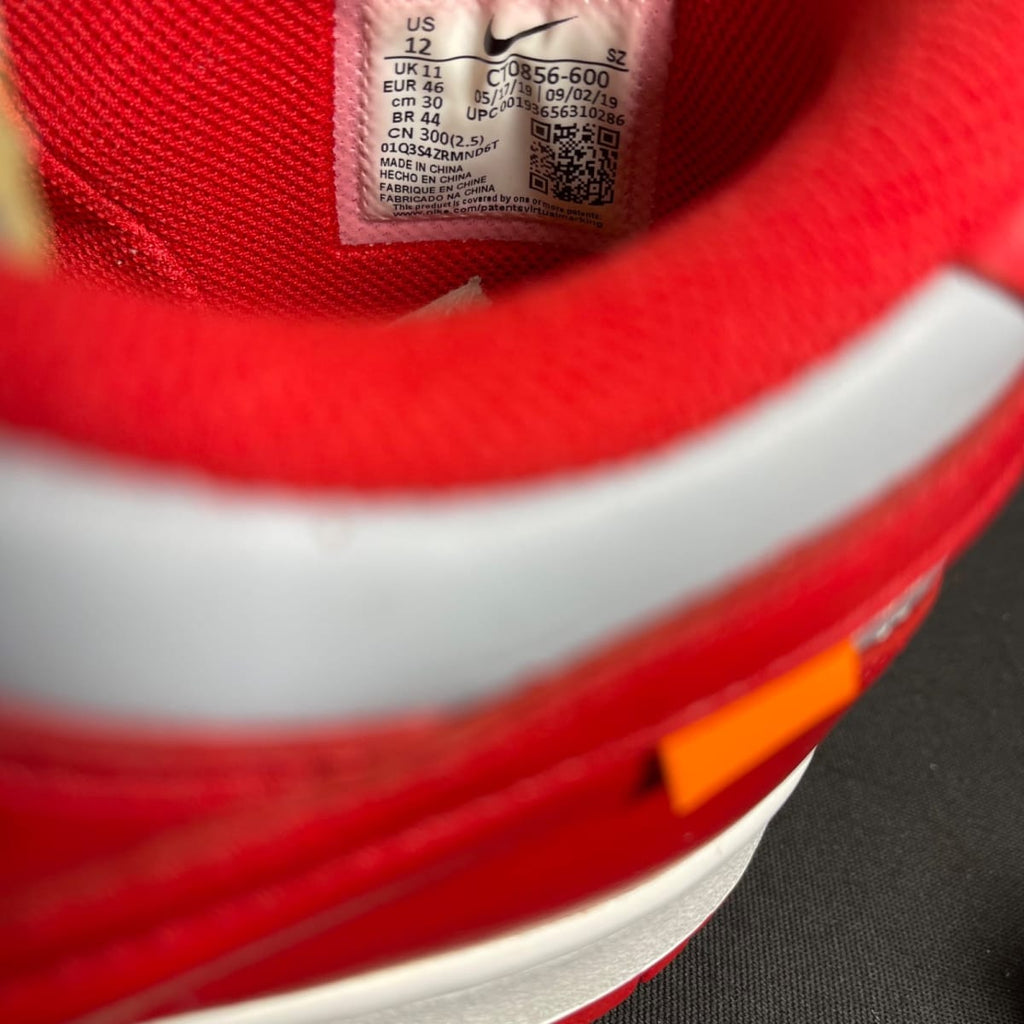 Nike Dunk Low Off-White University Red (Size 12) - aux