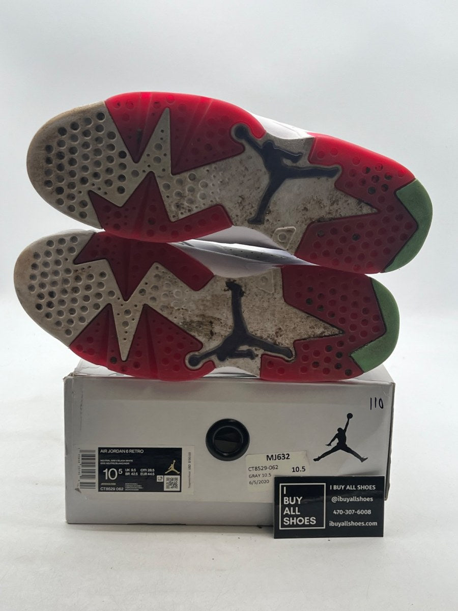 Jordan 6 Retro Hare 10.5 (Moderately Worn Pre-Owned) - Image 8